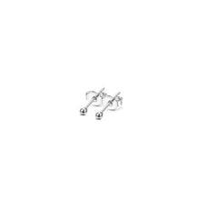 Load image into Gallery viewer, Solid Surgical Steel Hypoallergenic 3mm Mini Ball Post Earrings Stud Small 14-15mm Short Post Sleeper Stud
