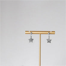 Load image into Gallery viewer, Surgical Steel Double Layers Stars Earrings Stud Hypoallergenic
