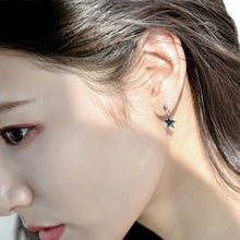 Load image into Gallery viewer, Surgical Steel Double Layers Stars Earrings Stud Hypoallergenic
