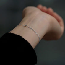 이미지를 갤러리 뷰어에 로드 , S925 단일 이동 비즈 팔찌 6/7/8인치(익스텐더 포함)
