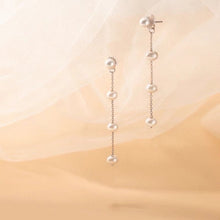 Load image into Gallery viewer, S925 Freshwater Button Pearls Stud Earrings Weddings Gift 5.5cm
