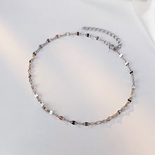 Load image into Gallery viewer, Stainless Steel Sparkle Chain Bracelet 6/7/8 inches with Extender
