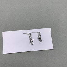 Load image into Gallery viewer, Solid Steel Mini Cuban Bar Earrings Stud Hypoallergenic Minimalist Jewelry Unisex Punk Gothic Kpop
