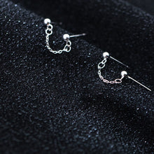 Load image into Gallery viewer, Surgical Steel Korean Fashion Short 2mm Cable Chain Earrings 2-2.5cm
