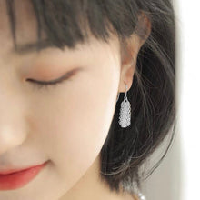 Load image into Gallery viewer, Surgical Stainless Steel 1.5mm Cable Chain Tassel Earrings 3-3.5cm Hypoallergenic
