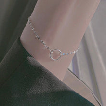 이미지를 갤러리 뷰어에 로드 , 스테인레스 스틸 10mm 원형 링 참 스파클 체인 팔찌 6/7/8인치 익스텐더 포함
