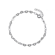 Load image into Gallery viewer, Surgical Stainless Steel 3-4mm Heart Chain Bracelet 6/7/8 Inches with Extender
