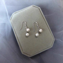 将图片加载到图库查看器，S925 Sterling Silver 3-4mm Natural Freshwater Pearls Hypoallergenic Earrings
