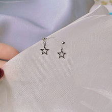 이미지를 갤러리 뷰어에 로드 , 한국 패션 스타일 15mm 별 참 귀걸이 스테인레스 스틸
