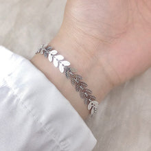 이미지를 갤러리 뷰어에 로드 , 스테인리스 스틸 6x4mm 밀 링크 체인 팔찌 6/7/8인치 연장 장치 포함
