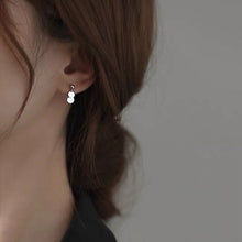 이미지를 갤러리 뷰어에 로드 , 스테인레스 스틸 6mm 미니 소형 더블 서클 참 귀걸이
