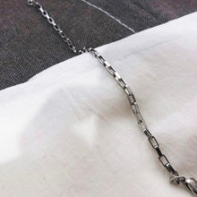 Load image into Gallery viewer, A dainty chain link bracelet with 4x2mm links, available in 6, 7, and 8 inches with an extender, offering a delicate and minimalist style.
