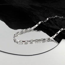 Load image into Gallery viewer, Kpop Dainty Chain Solid Steel Link Necklace 16-18 inches Lobster Claw
