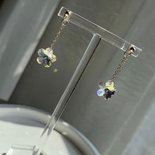 Load image into Gallery viewer, Surgical Steel AAA Flower/Heart Crystal Faceted Glass Beads Rainbow 4cm
