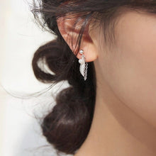 Load image into Gallery viewer, Surgical Steel 3mm Tiny Crystal Glass Pearls Earrings 3.5-4cm
