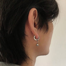 Load image into Gallery viewer, Surgical Stainless Steel 6mm Solid Beads Hoop Earrings Minimalist
