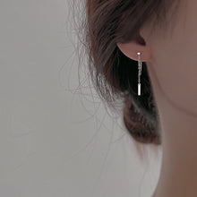 Load image into Gallery viewer, Korean Fashion Stainless Steel 1.5cm Rectangle Bar Earrings
